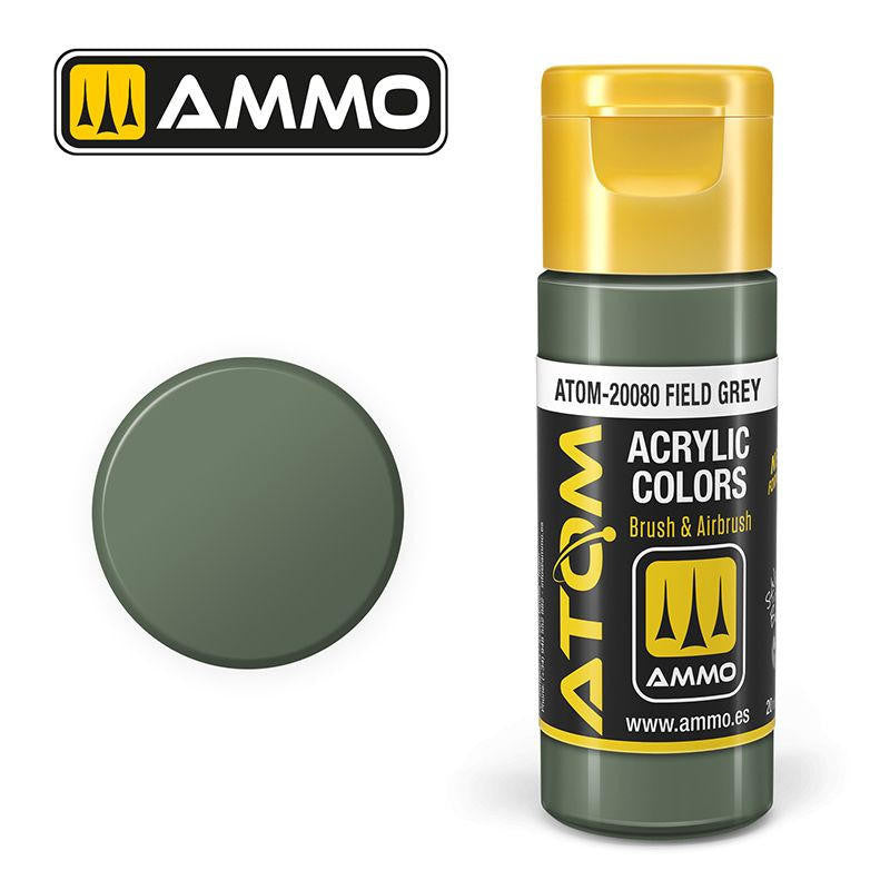 MiG Ammo ATOM COLOR Field Grey (20080)